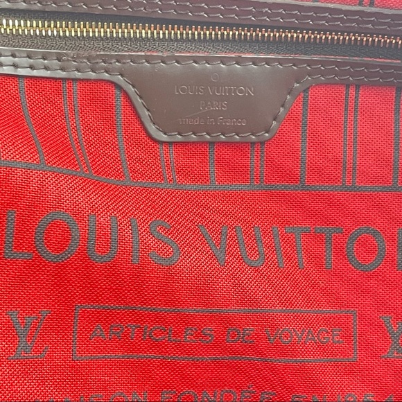 Louis Vuitton Neverfull Pm Damier Ebene with Pochette Authentic - Picture 8 of 12